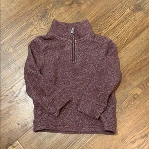 Maroon quarter zip